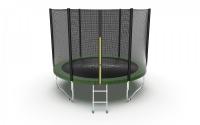 Батут с внешней сеткой и лестницей EVO JUMP External 10ft (Green)